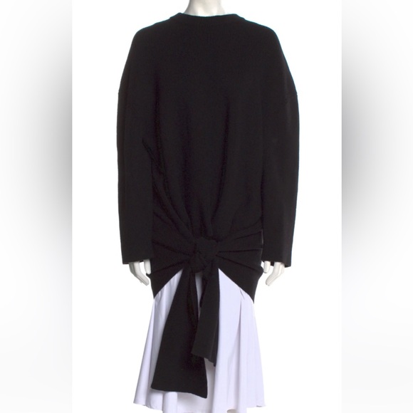 Balenciaga 2017 Sash-Tie Accent Sweater size 36 - small